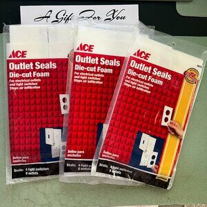 3 Pc ACE Electrical Outlet Foam Seal 12-pack
